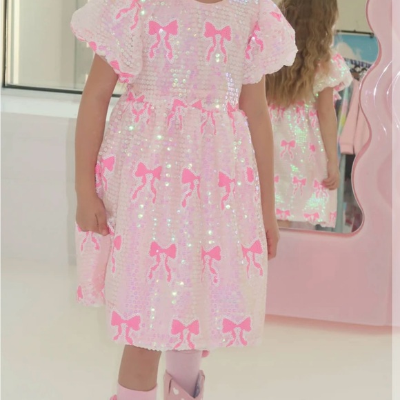 🆕 🎀Sequin Bow Dress🎀 - Picture 4 of 4